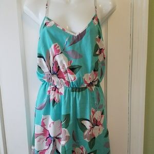Pink Owl summer floral dress L